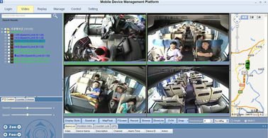 Camera giám sát xe hơi H.264 Dual SD 4 Camera quan sát