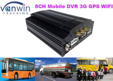 Xe hơi 3G HDD CCTV 8 kênh DVR di động đầy đủ D1 Đầu ghi video kỹ thuật số