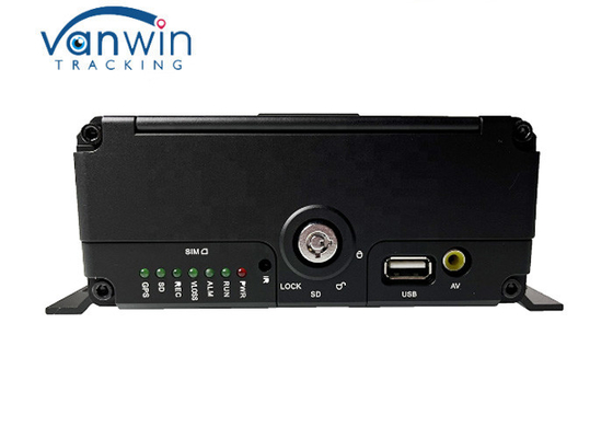 Thẻ nhớ SD Đĩa cứng 4 kênh DVR di động Giám sát từ xa 4G GPS WIFI cho xe tải / taxi / xe buýt