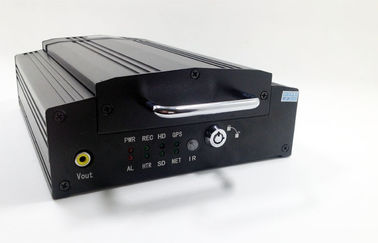 Thẻ nhớ HDD &amp;amp; SD 4 kênh DVR chống sốc, kỹ thuật số Xe hơi di động DVR H 264