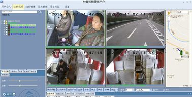 Hệ thống ghi hình camera xe buýt độ nét cao 4 kênh để quản lý phù du