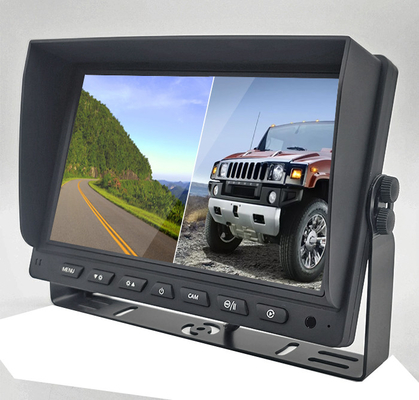 7'' 9'' 10'' 2 màn hình hiển thị ô tô AHD chia đôi để quay video 2 kênh