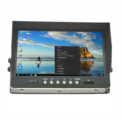 Mô hình riêng 10 inch IPS màn hình LCD VGA 4Pin phụ nữ màn hình xe cho MDVR