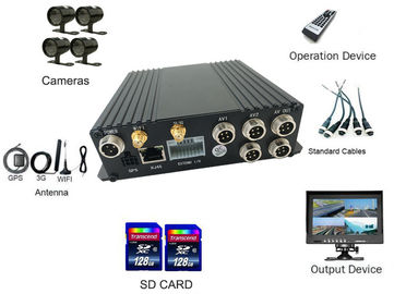 4CH SD 4G kỹ thuật số xe hơi Ghi video hệ thống MDVR giám sát 24/7 với bộ định tuyến WIFI