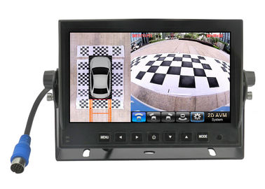 Màn hình LCD HD Tft Lcd 7 inch 360 ° xung quanh Hệ thống Camera Bird View 12 ~ 24V