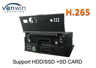 Cảm biến nhiên liệu H.265 HDD 4 kênh 1080P Cổng HD DVR di động với tính năng phát hiện chuyển động