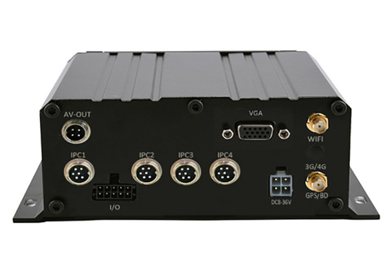 Máy ghi video di động 4G 3G GPS WIFI 4 kênh HDD MNVR 4 Camera DVR cho xe buýt xe tải taxi