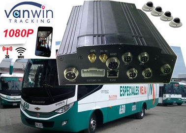 DVR 4CH 1080P HD Mobile DVR GPS 4G WIFI MDVR cho hệ thống cctv xe buýt trường học với mini 4 cammeras