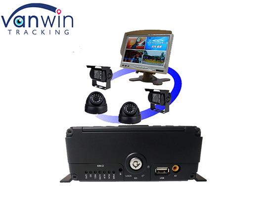 4CH 4G GPS WIFI AHD HDD SD 1080P 960P 720P HDD DVR di động