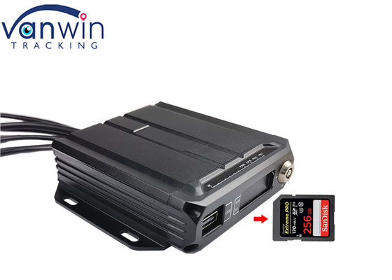 1080P AHD 4ch 3g 4g GPS SD Card DVR di động cho xe taxi Cab Mini Bus