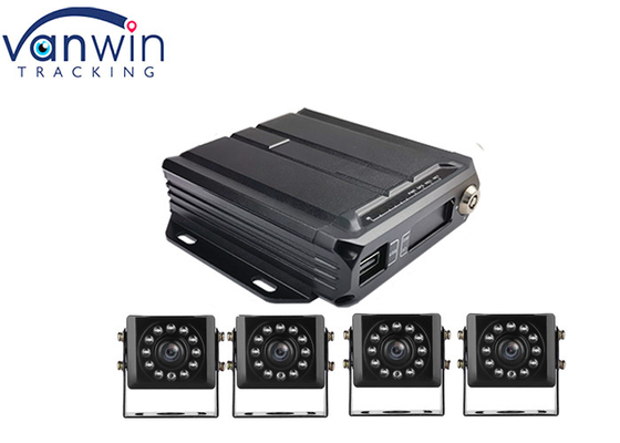 1080P AHD 4ch 3g 4g GPS SD Card DVR di động cho xe taxi Cab Mini Bus