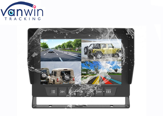 7 inch 4 Splits AHD HD Waterproof TFT Car Monitor Hệ thống nhìn phía sau với khung hình U