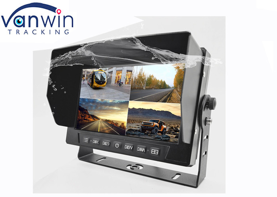 7 inch 4 Splits AHD HD Waterproof TFT Car Monitor Hệ thống nhìn phía sau với khung hình U