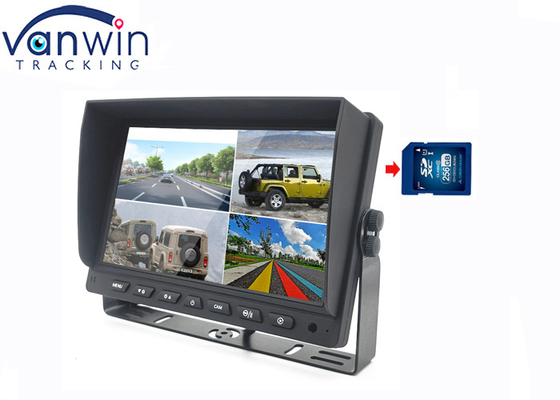 Màn hình ô tô chia đôi 7 inch 4ch / 4 và camera phía sau Màn hình LCD cho xe tải RV
