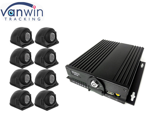 Hệ thống màn hình di động camera 8CH 4g GPS Dual SD MDVR có wifi