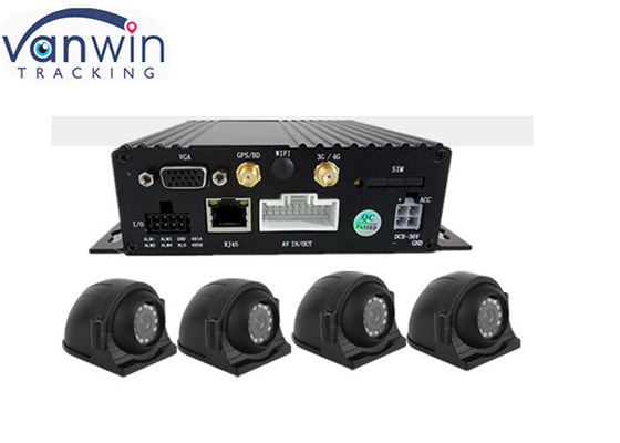 AHD 1080P 4g Dual SD card 4ch GPS cctv dvr