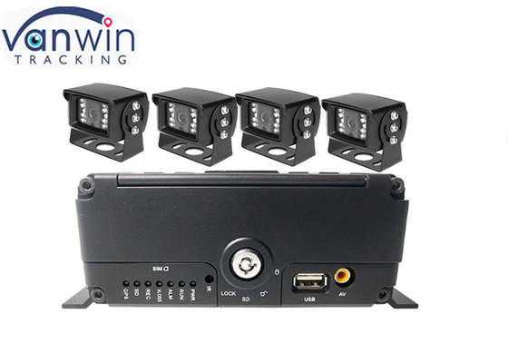 4ch 4G GPS WIFI H.265 HDD máy ghi âm ô tô di động