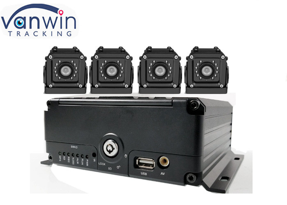 4ch 4G GPS WIFI H.265 HDD máy ghi âm ô tô di động