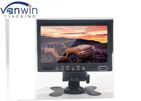 Xe 7 inch trên màn hình dự phòng Dash Kỹ thuật số TFT LCD 2 Đầu vào video cho máy ảnh Mdvr