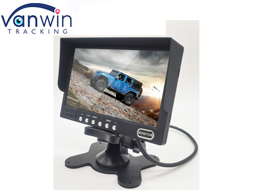 Xe 7 inch trên màn hình dự phòng Dash Kỹ thuật số TFT LCD 2 Đầu vào video cho máy ảnh Mdvr
