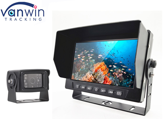Màn hình LCD TFT kỹ thuật số Màu không thấm nước Tự động đỗ xe Ô tô lùi Màn hình chiếu hậu 7 inch