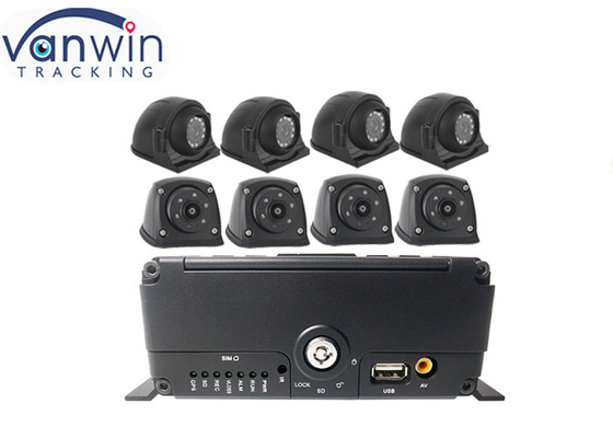 8CH HDD SSD SD Cardvehicle dvr với GPS 4G WIFI Báo động