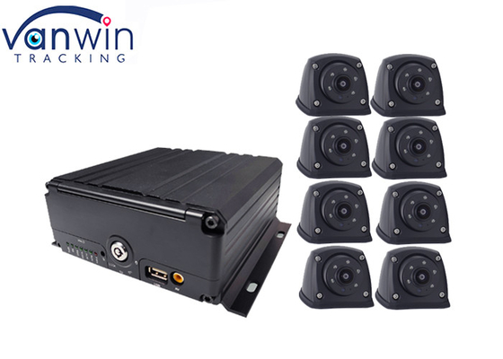 8CH HDD SSD SD Cardvehicle dvr với GPS 4G WIFI Báo động
