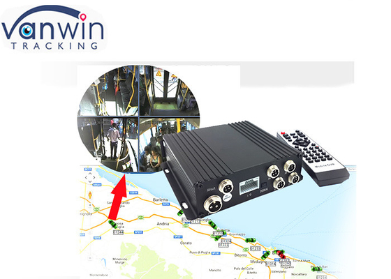 AHD 1080P 4G GPS SD Xe buýt ghi lại dữ liệu đi du lịch Với hệ thống đếm người theo dõi mức nhiên liệu Wifi