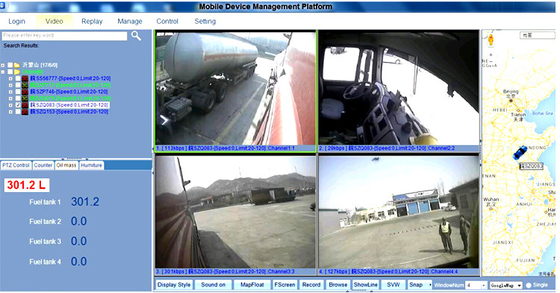 IP67 Truck Capacitor Fuel Level Sensor Oil Sensor DVR phụ kiện