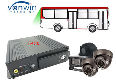 Camera 720p AHD Thẻ SD Mobile DVR Gps 3g Wifi Mobile DVR / MDVR cho xe buýt trường học