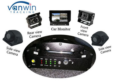 Hệ thống video theo dõi xe VPN 3G Mobile DVR GPS DVR di động với 4 camera HD