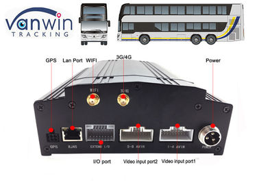 Đầu ghi dv an ninh xe hơi 8 kênh Tích hợp hệ thống DVR 3G / 4G / WIFI / G-Sensor