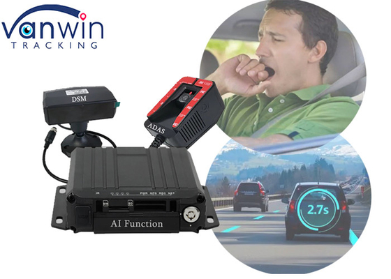 4 kênh 1080P Xe GPS 4G WIFI AI BSD DSM ADAS MDVR cho xe buýt
