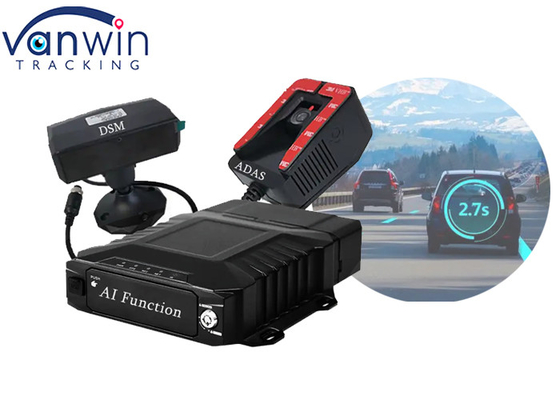 1080P 8CH HDD AI DVR di động GPS WIFI 4G ADAS DSM BSD Camera H265 MDVR