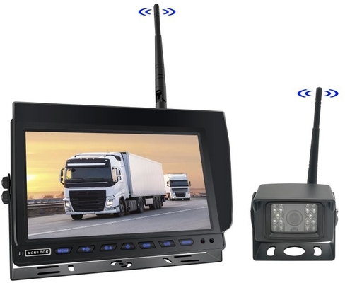 Bộ màn hình camera lùi ô tô 10 inch Quad Split 4ch AHD Wireless 1080P