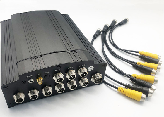 4G GPS WIFI HDD Thẻ SD 8CH Máy ghi hình kỹ thuật số MDVR di động cho xe tải