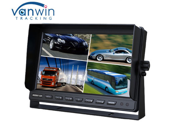 24V Van TFT LCD Color Monitor cho xe ô tô màn hình lcd 10,1 inch với đầu vào video 4 kênh