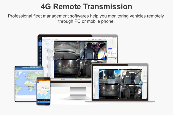 2CH Nền tảng miễn phí Dash Cam DVR Movil 4G GPS MDVR với góc thẳng đứng 180 độ