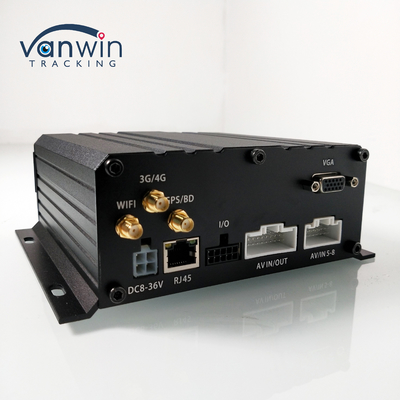 8-Channel Hard Disk SD Card DVR di động H.264 MDVR xe hơi để giám sát an toàn xe