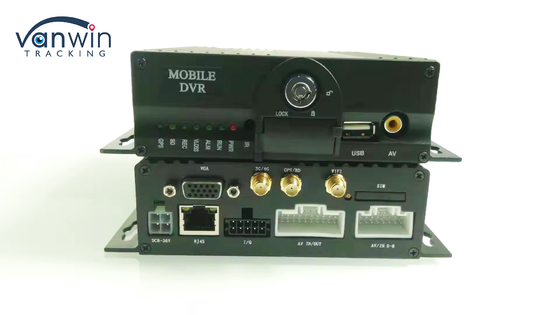 AI 8 kênh 1080P 512G Hệ thống máy ảnh MDVR xe hơi hai thẻ SD Với chức năng phát hiện lái xe mệt mỏi ADAS DMS DVR di động