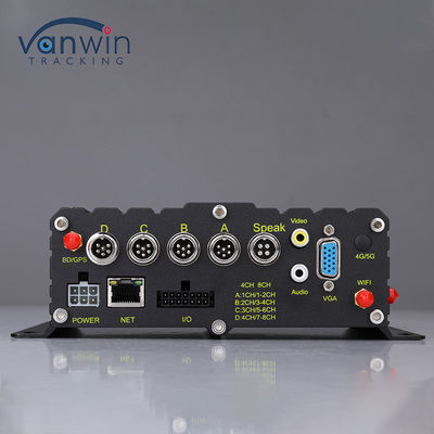 4CH / 8CH 1080P H.265 HHD DVR di động AI ghi âm lái Video Recorder