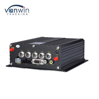 4CH 1080P H.265 Thẻ SD DVR di động GPS Tracker cho thiết bị ghi âm xe hơi