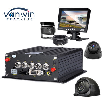 4CH 1080P H.265 Thẻ SD DVR di động GPS Tracker cho thiết bị ghi âm xe hơi