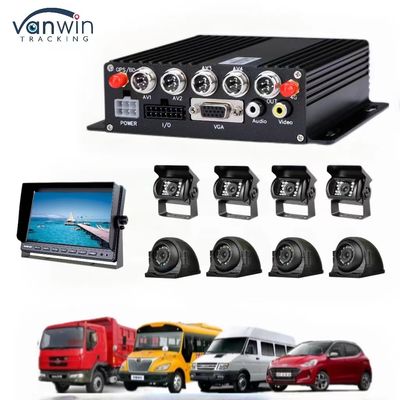 8CH 1080P H.265 HD GPS Vehicle Mobile DVR Recorder với đầu ra 12V 2.5A và 5V 2A