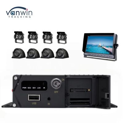 8CH 1080P H.265 HD GPS Vehicle Mobile DVR Recorder với đầu ra 12V 2.5A và 5V 2A