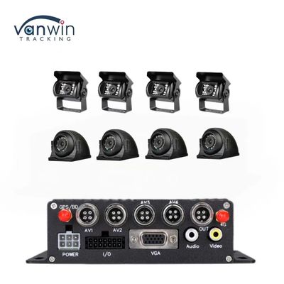 8CH 1080P H.265 HD GPS Vehicle Mobile DVR Recorder với đầu ra 12V 2.5A và 5V 2A
