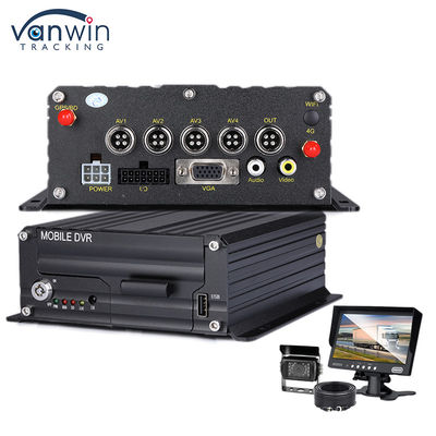 Xe 1080P H.265 4CH SD Car Mobile DVR Dash Cam Recorder