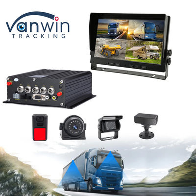 Xe 1080P H.265 4CH SD Car Mobile DVR Dash Cam Recorder