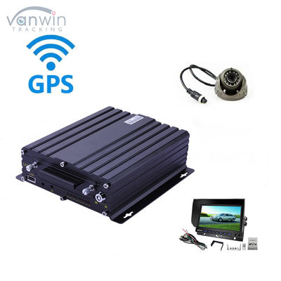 H.265 4CH HD Vehicle Mobile DVR 1080P AI Car Recorder With Alarm Input Input Speed Input