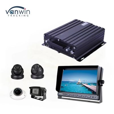 H.265 4CH HD Vehicle Mobile DVR 1080P AI Car Recorder With Alarm Input Input Speed Input
